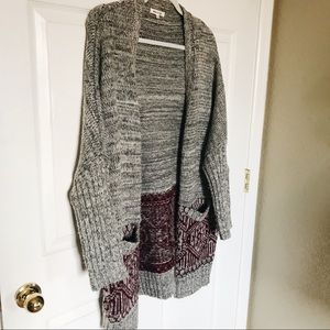 Cozy Printed Cardigan